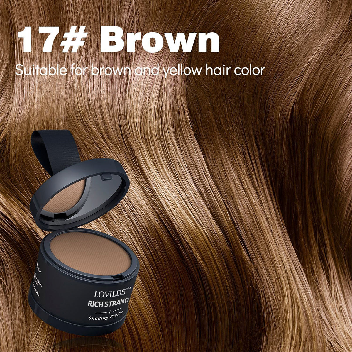 LOVILDS™ Hairline Filler Powder – Natural Shadow, Waterproof & Long-Lasting