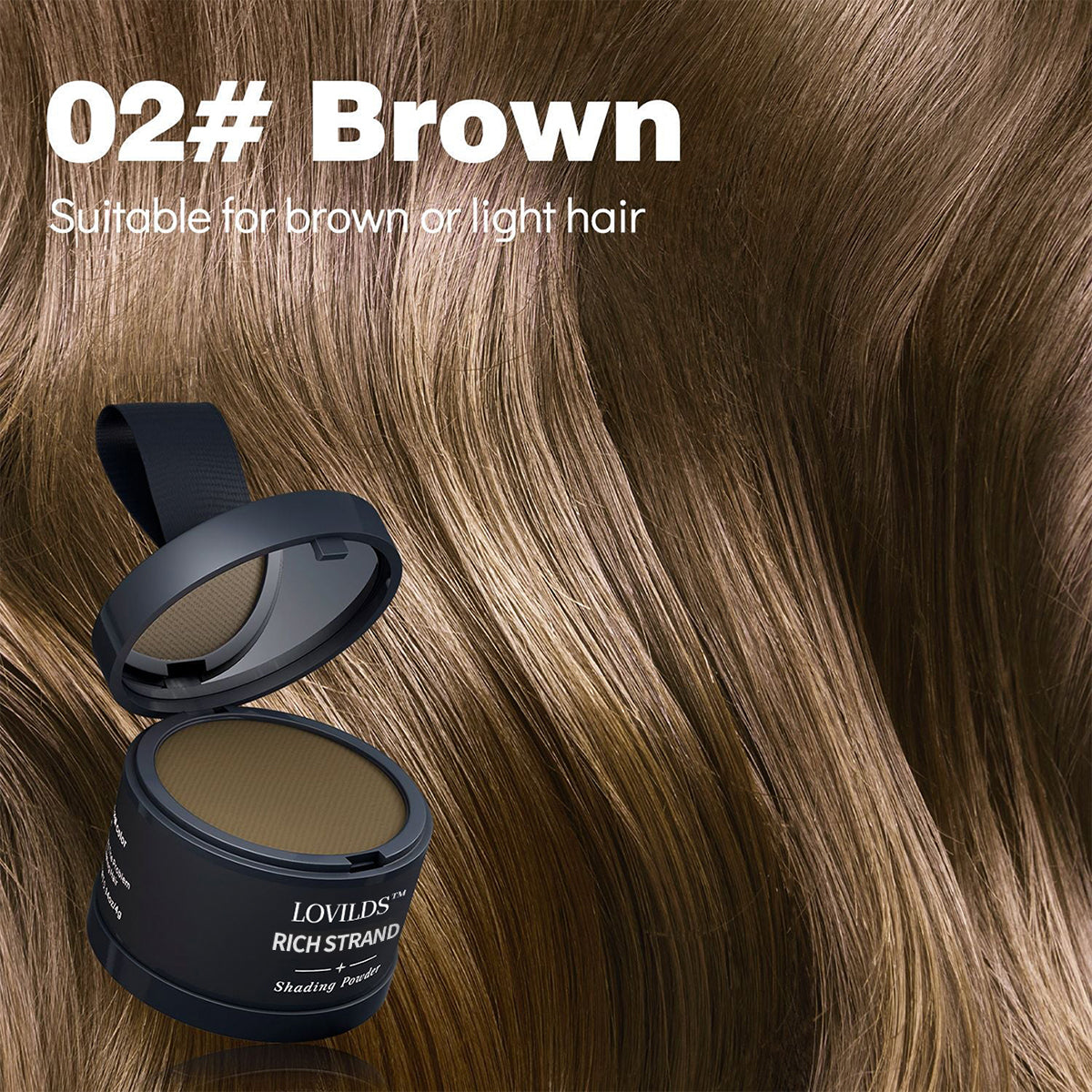 LOVILDS™ Hairline Filler Powder – Natural Shadow, Waterproof & Long-Lasting