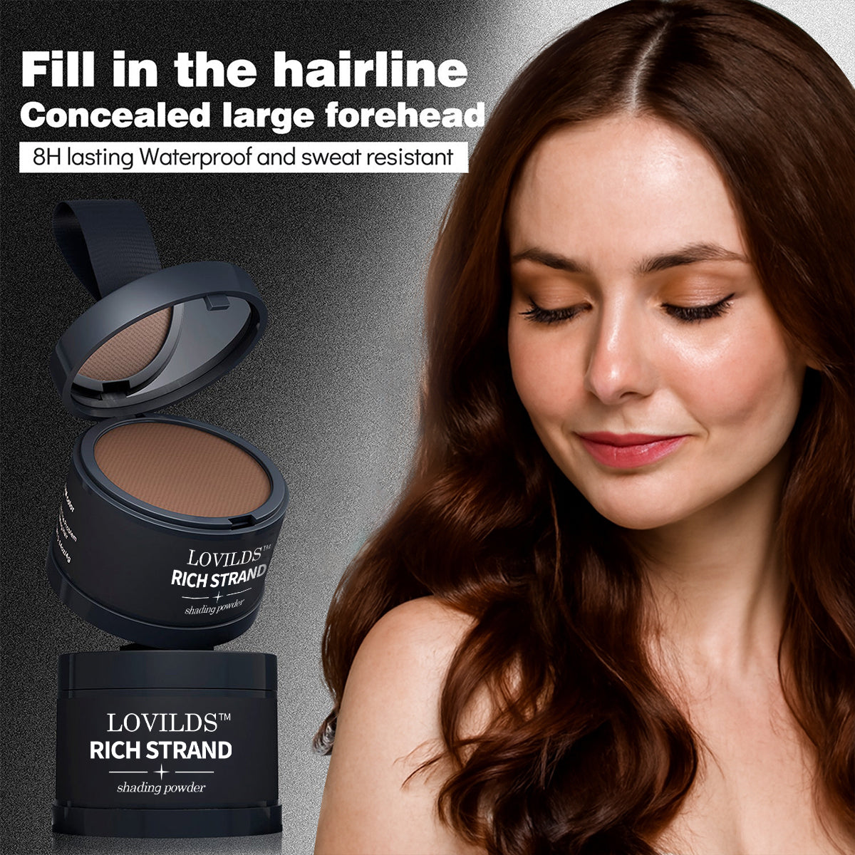 LOVILDS™ Hairline Filler Powder – Natural Shadow, Waterproof & Long-Lasting