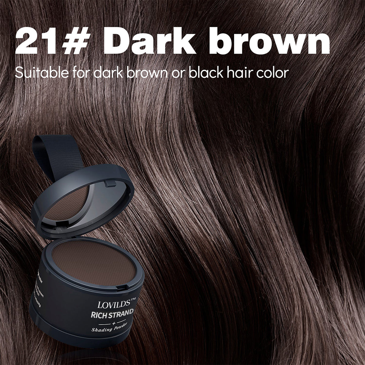 LOVILDS™ Hairline Filler Powder – Natural Shadow, Waterproof & Long-Lasting