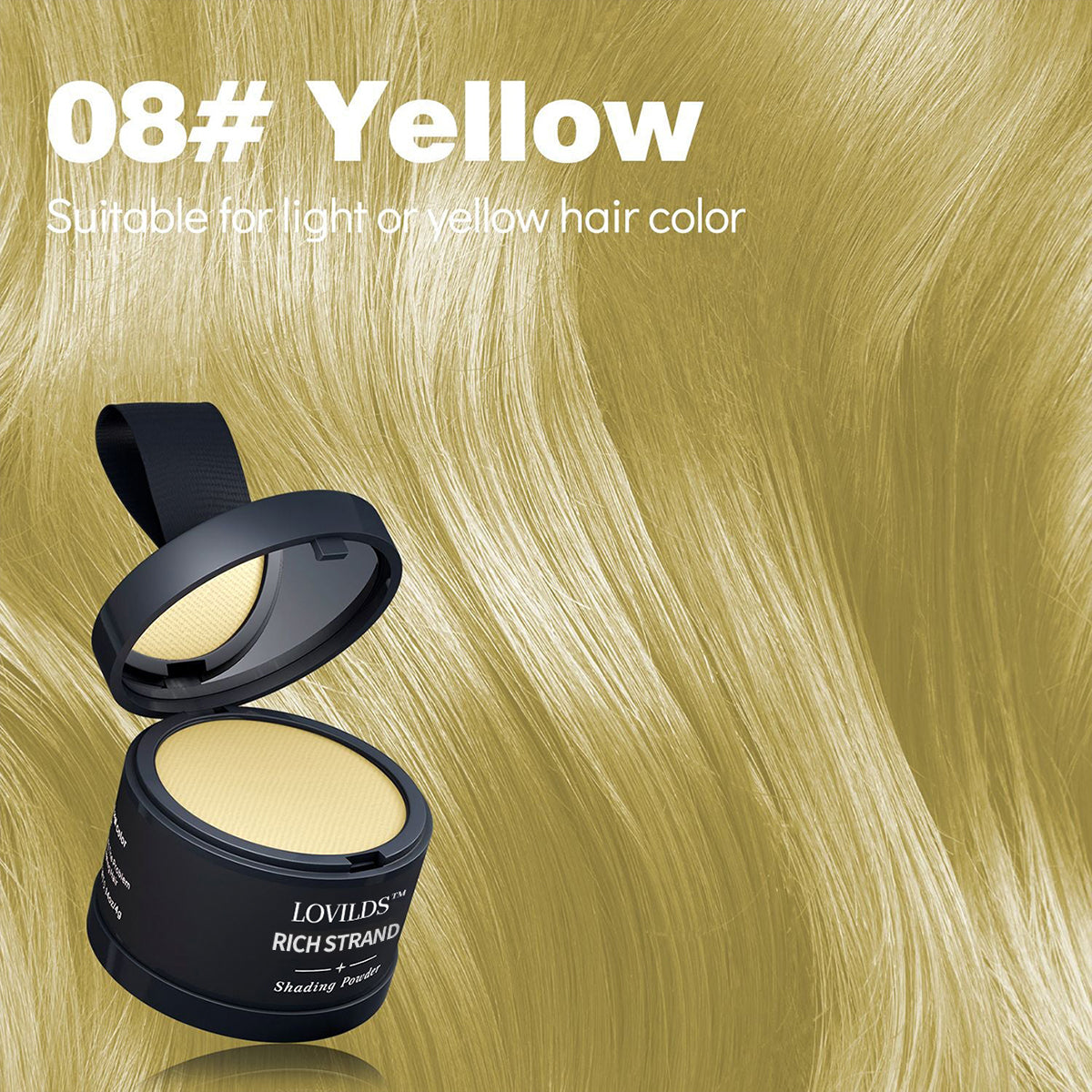 LOVILDS™ Hairline Filler Powder – Natural Shadow, Waterproof & Long-Lasting