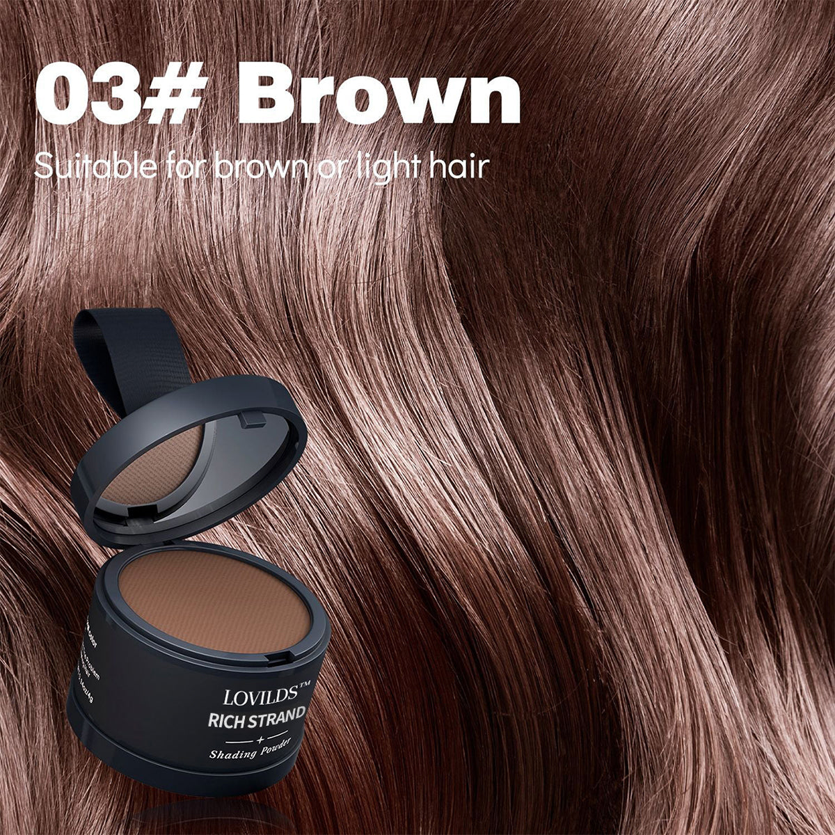 LOVILDS™ Hairline Filler Powder – Natural Shadow, Waterproof & Long-Lasting