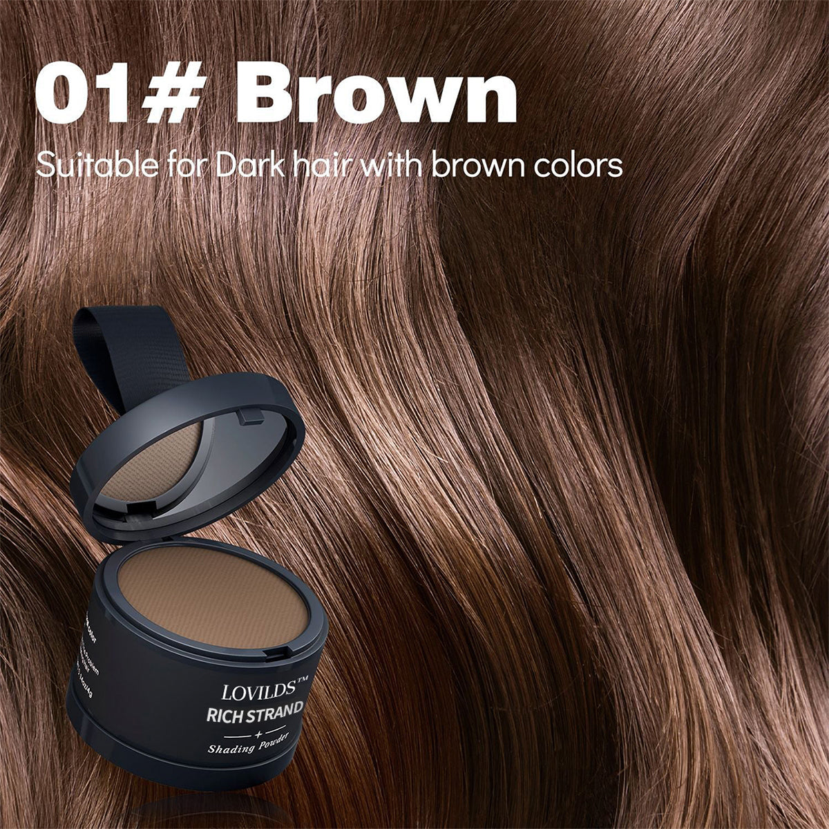 LOVILDS™ Hairline Filler Powder – Natural Shadow, Waterproof & Long-Lasting